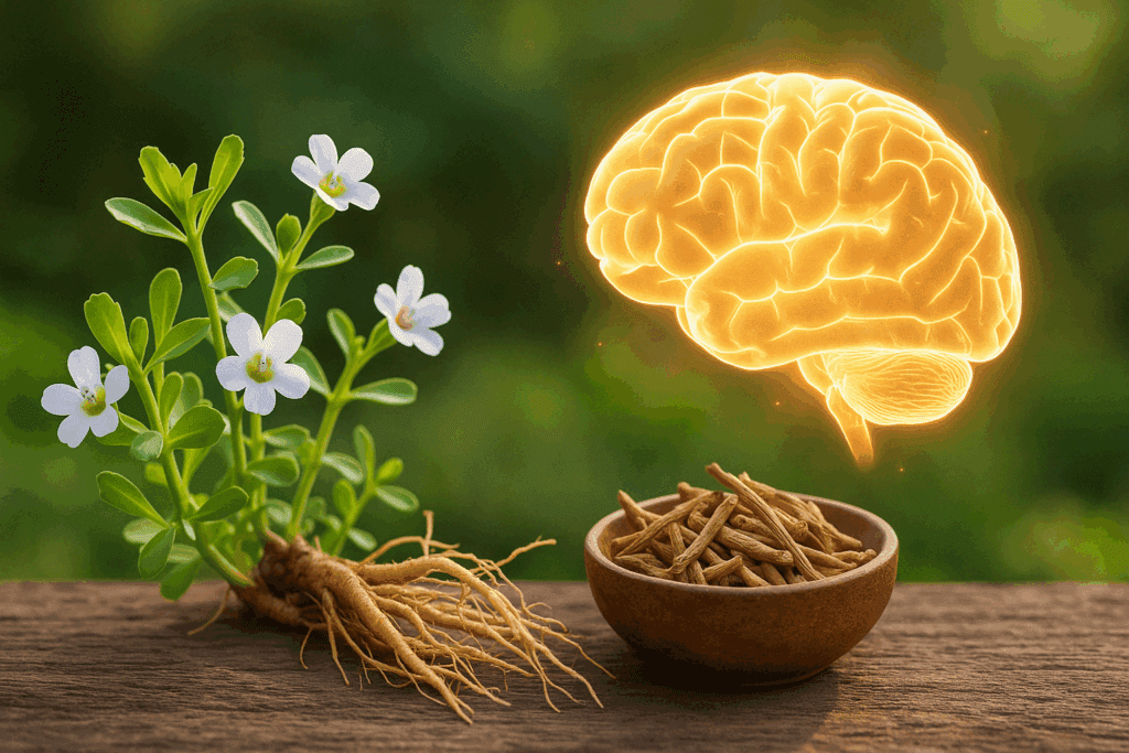 "Holistic health practitioner recommending the Best Herb for ADHD to a young adult patient"