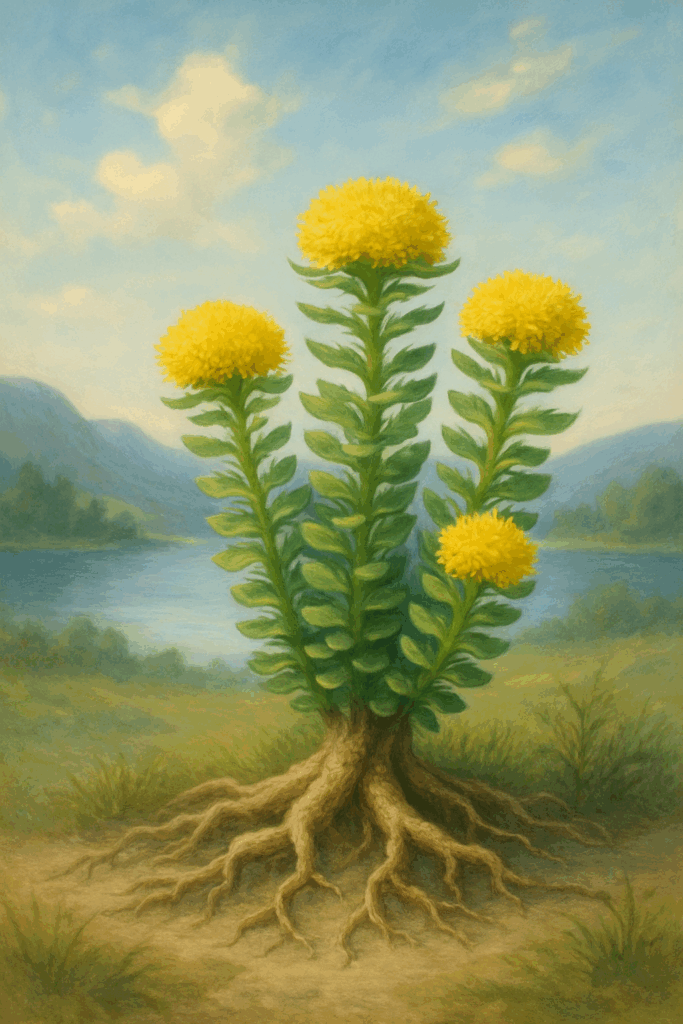 "Best herb for ADHD: Ginkgo Biloba leaves in a natural setting, illustrating improved blood flow and cognitive clarity, essential for managing ADHD symptoms."