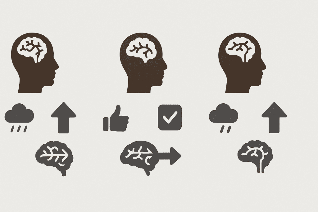 Infographic comparing clinical outcomes of Ashwagandha and Bacopa together versus individual use for brain health
