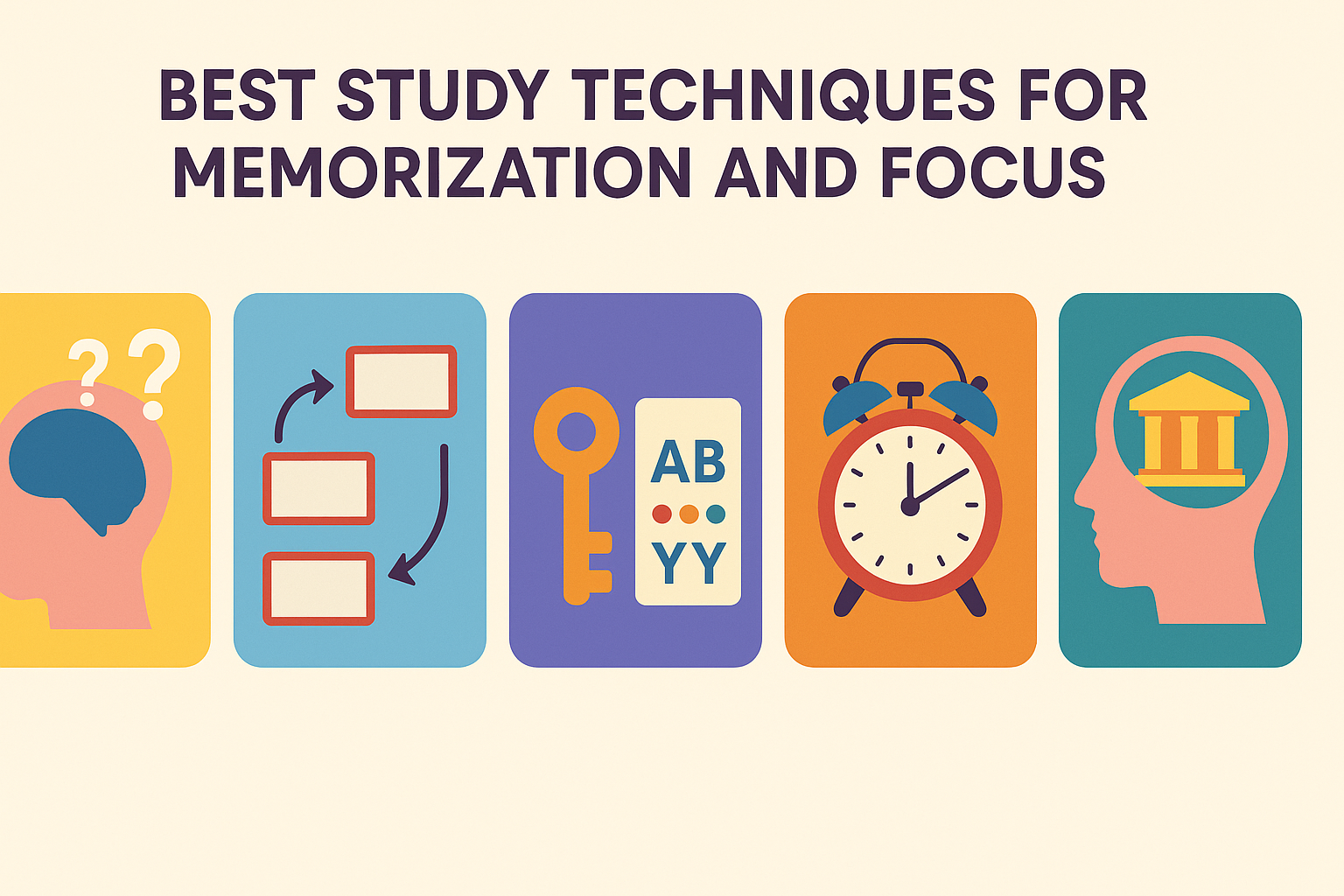 Infographic-style visual showing memory techniques like active recall and spaced repetition, helping to explain the meaning of forgetfulness through study methods.
Let me know if you’d like these adapted for use in HTML or paired with captions.