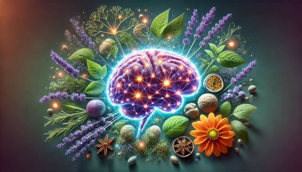 ALT text: "Person sleeping peacefully with passionflower plants nearby, illustrating passionflower’s calming properties for restful sleep and stress reduction."